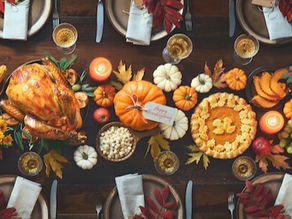 A thanksgiving table