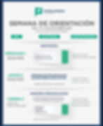 Calendario de inicio de semana de orientación de la Academia de política digital