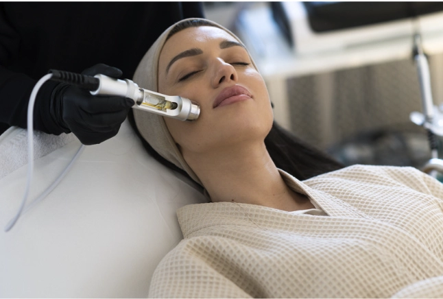 hydrafacial as facial rejuvenation procedure at a skin boutique