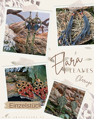Elara Makramee Schmuck Leaves Herbstschmuck