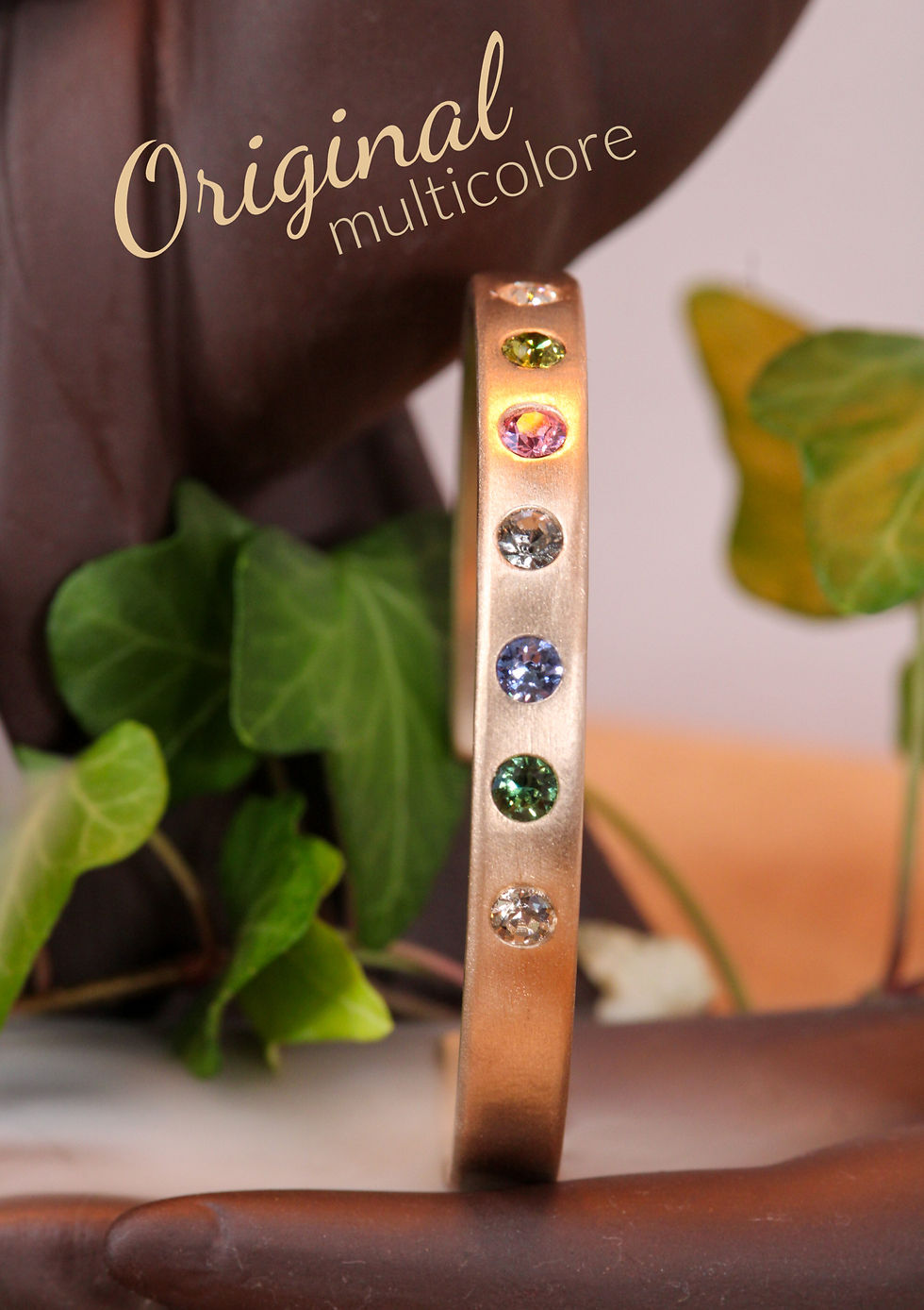 Einzigartiger Messingarmreif "Aurora"