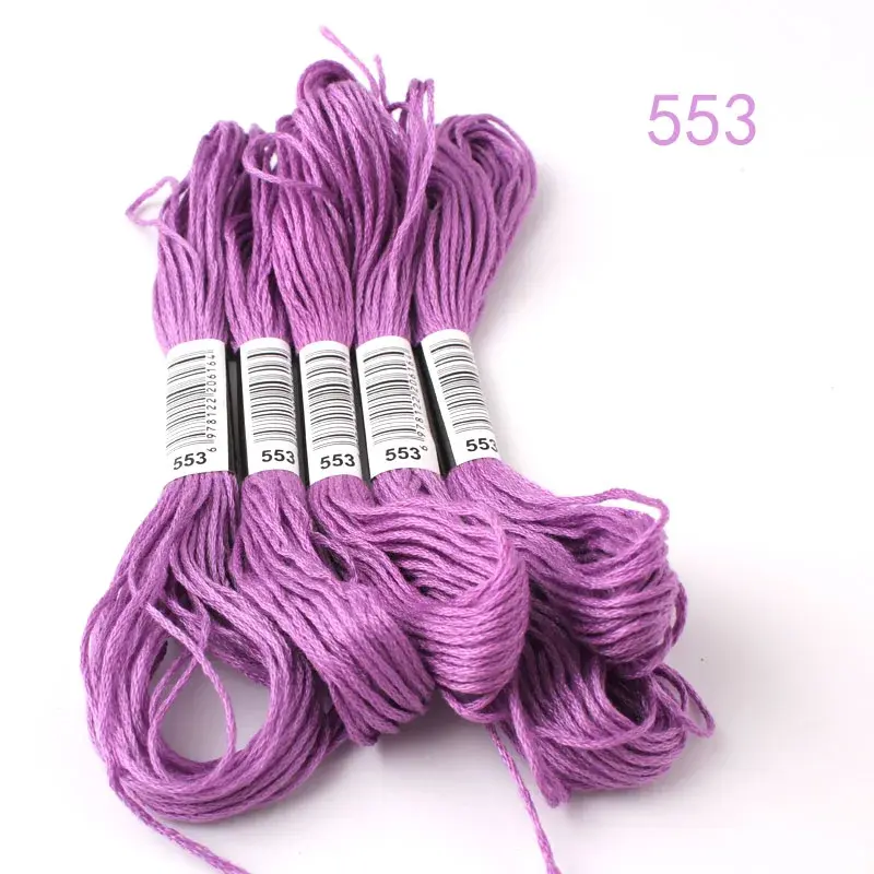 Thumbnail: 433---581--10 Pcs Cross-Stitch Embroidery Thread Floss Sewing Skeins Craft DIY