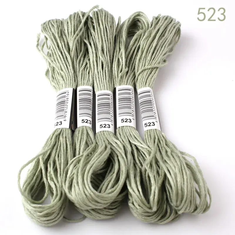 Thumbnail: 433---581--10 Pcs Cross-Stitch Embroidery Thread Floss Sewing Skeins Craft DIY