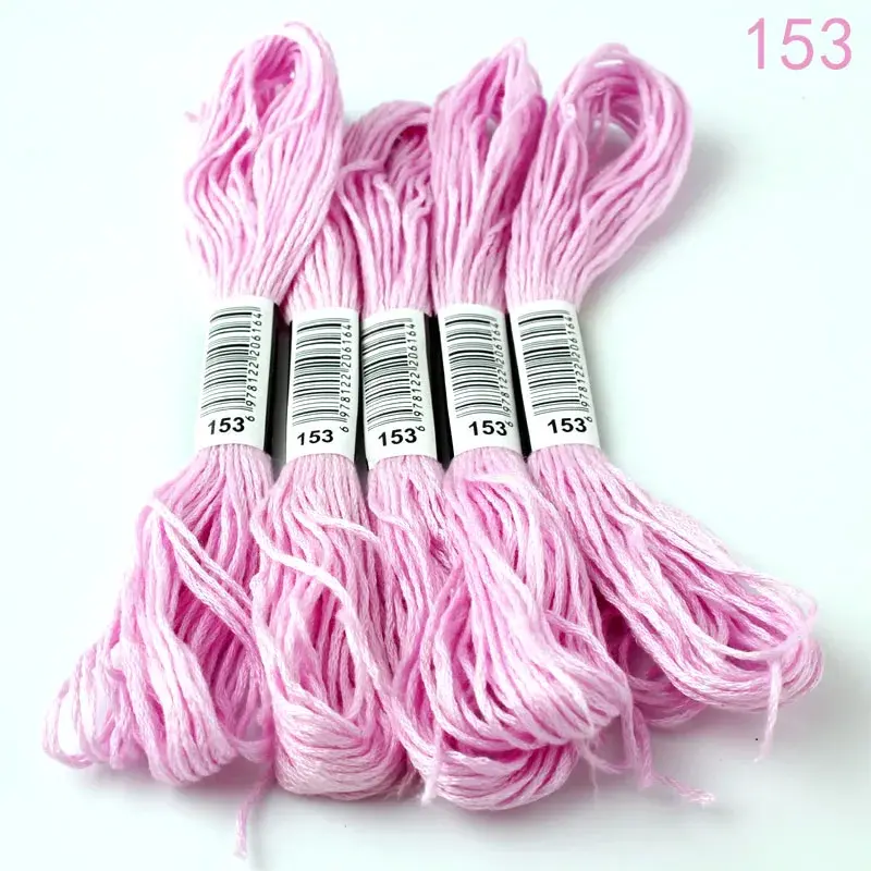 Thumbnail: 10-Pack Custom Cross Stitch Embroidery Threads 150-311 Diverse Colors for DIY