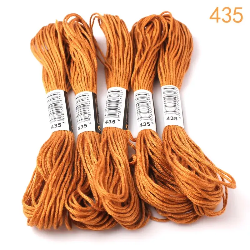 Thumbnail: 433---581--10 Pcs Cross-Stitch Embroidery Thread Floss Sewing Skeins Craft DIY