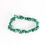 Thumbnail: Rare malachite crystal chip bracelet