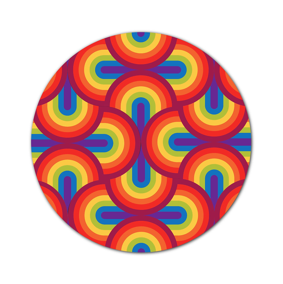 Thumbnail: Gay Pride - Interchangeable Phone Grip Sticker