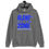 Thumbnail: Unisex Hoodie Blend Zone Blue and White text