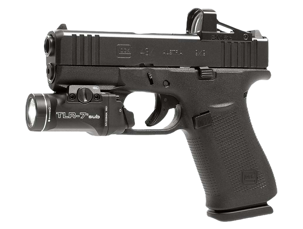 Glock 43X R/MOS/FS Combo Shield+Streamlight