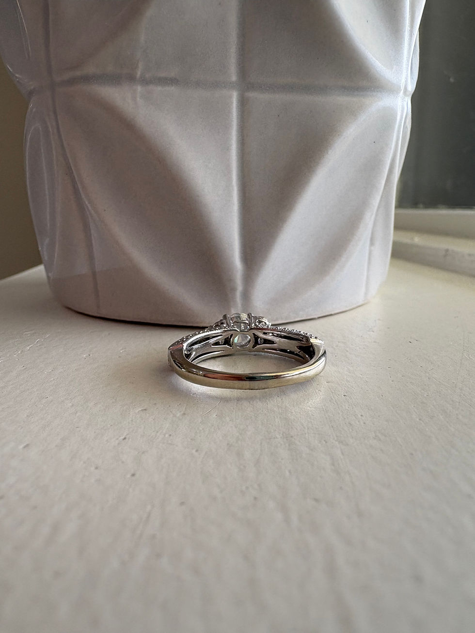 Thumbnail: 14K VINTAGE ENGAGEMENT RING