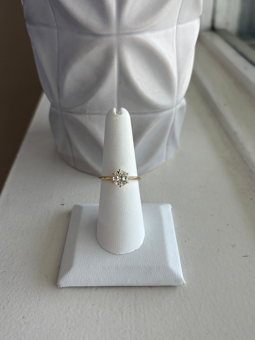 14K 1.33CT EURO CUT SOLITARE