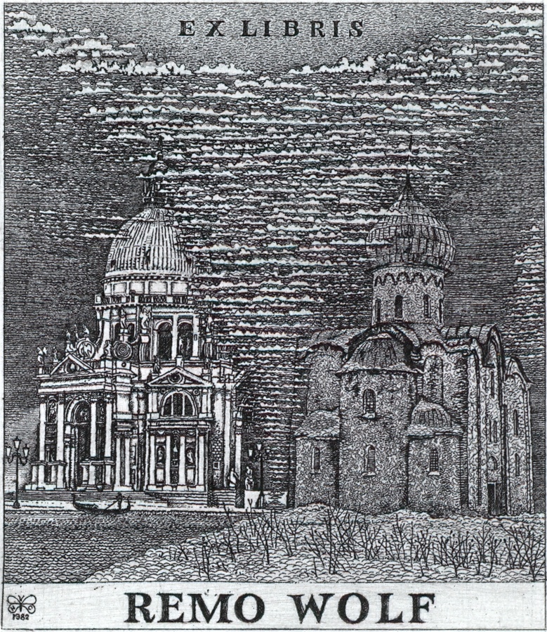 Экслибрис Remo Wolf