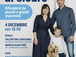 Invito ad incontro: FAMIGLIE AL SICURO, difendersi da piccoli e grandi imprevisti.
