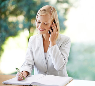 Woman on Phone