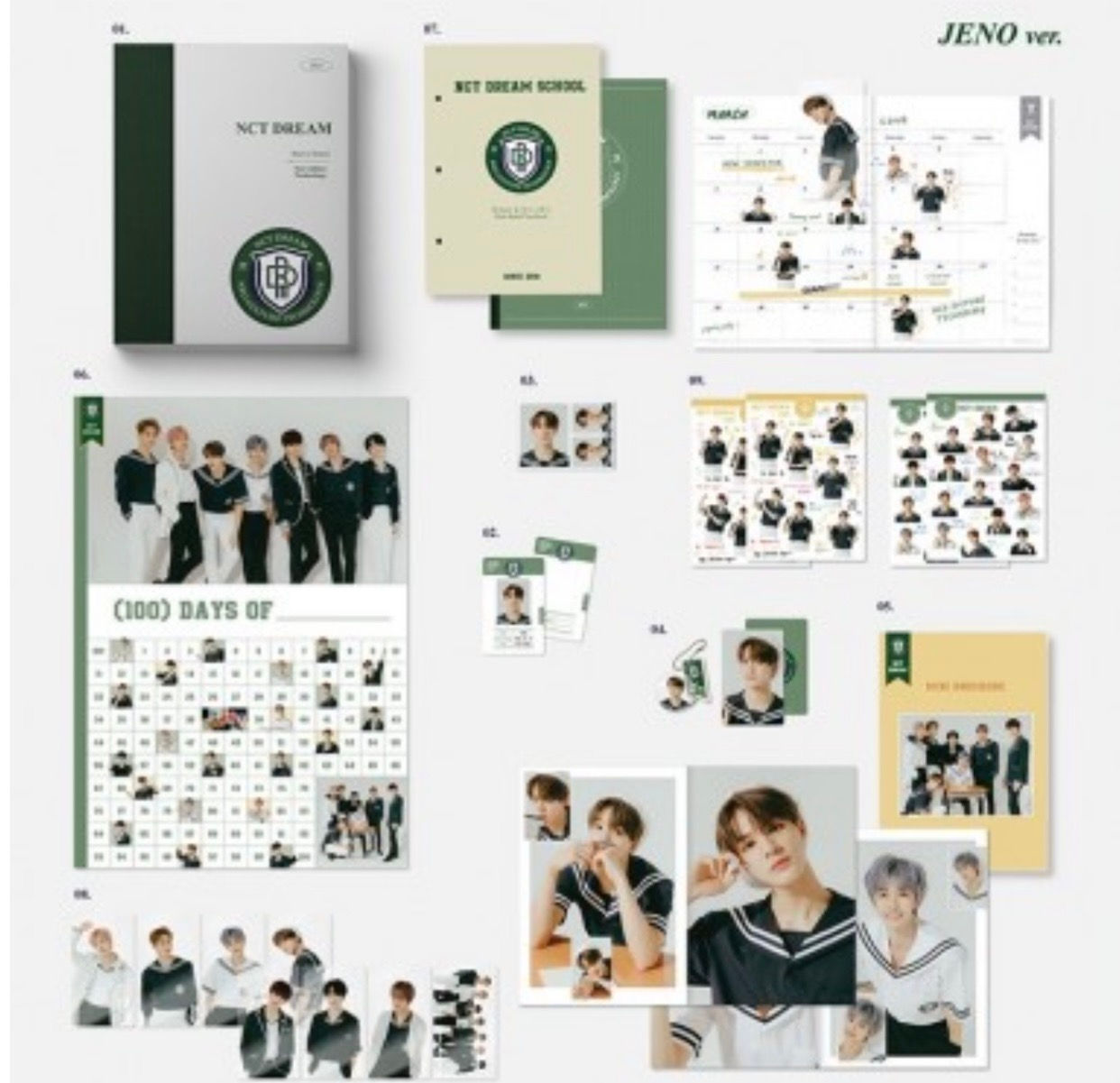 NCT DREAM 2021 BACK TO SCHOOL KIT