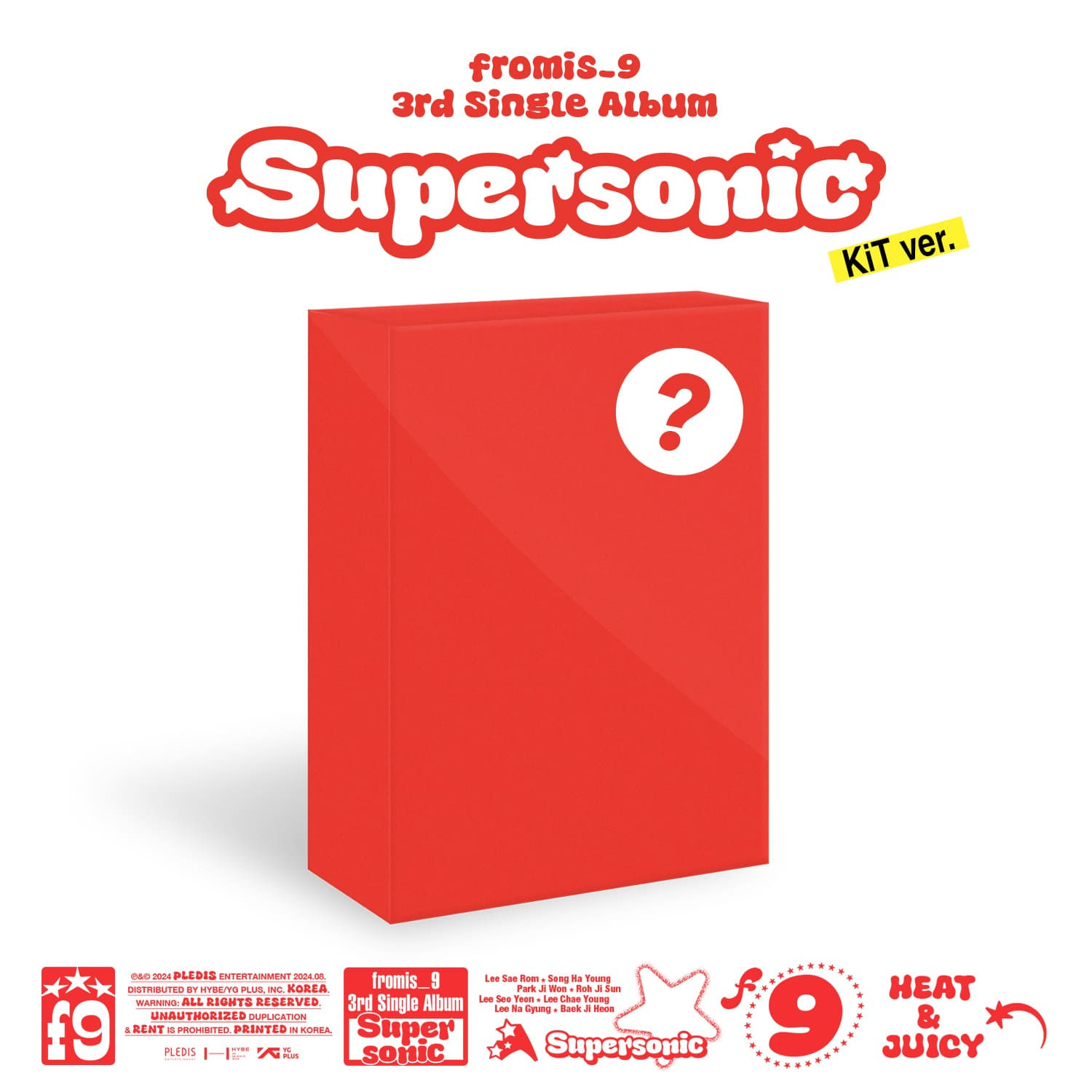 FROMIS_9 - [SUPERSONIC] (3RD SINGLE ALBUM) (KIT VER.)
