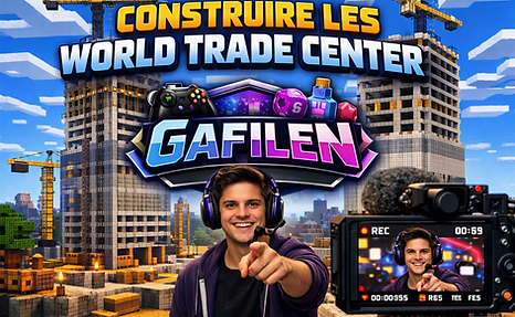 Construction des World Trade Center sur Minecraft pour hommage Partie 1