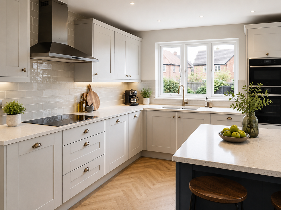 Kitchen after