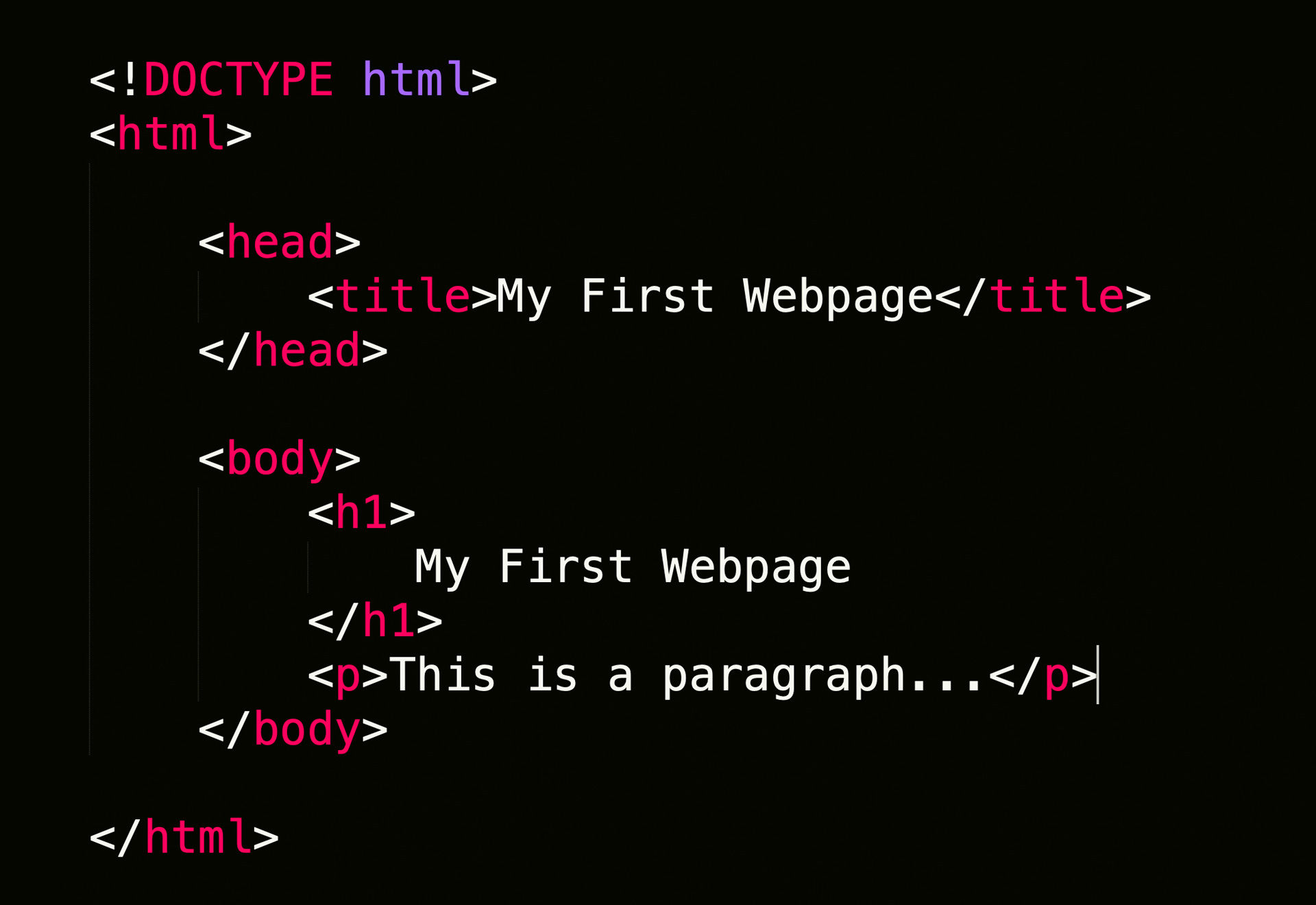 Basic HTML Web Design