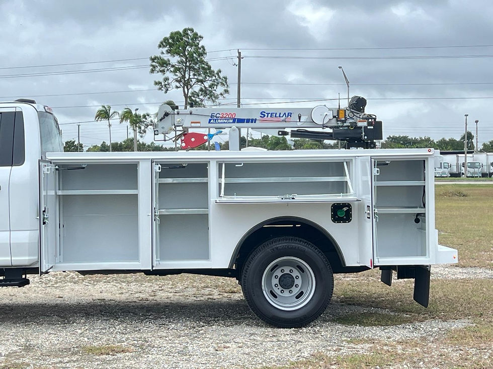 Thumbnail: 2023 Ford F-350XL 4x4 Service Truck with Aluminum Stellar Crane EC3200