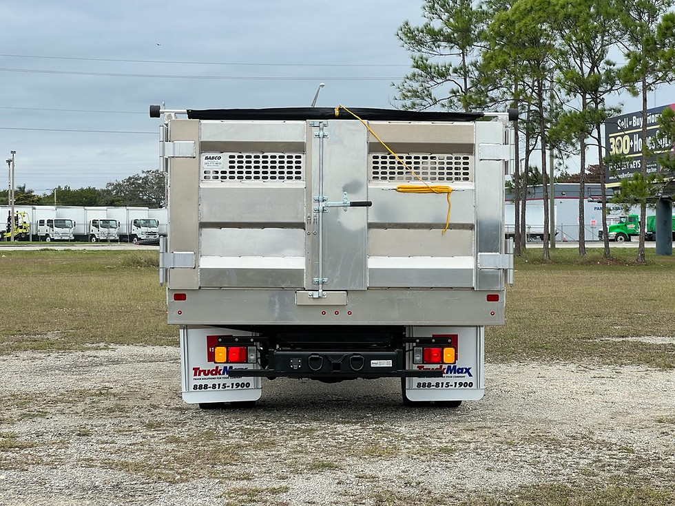 Thumbnail: 2024 Isuzu NPR-XD Crew Cab 14’ Aluminum Landscape Dump Truck