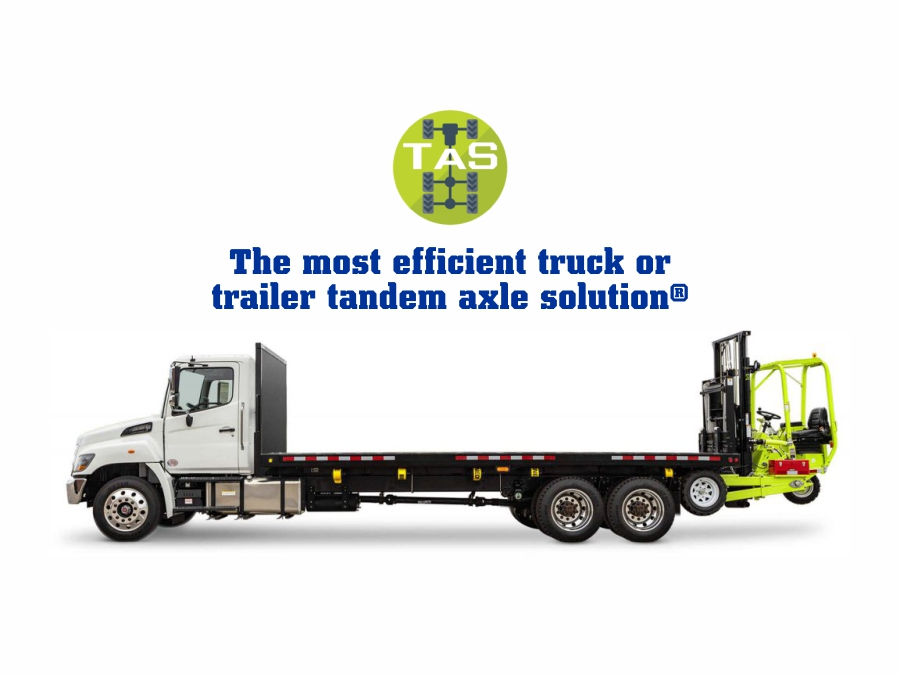 Truck or trailer tandem axle solution