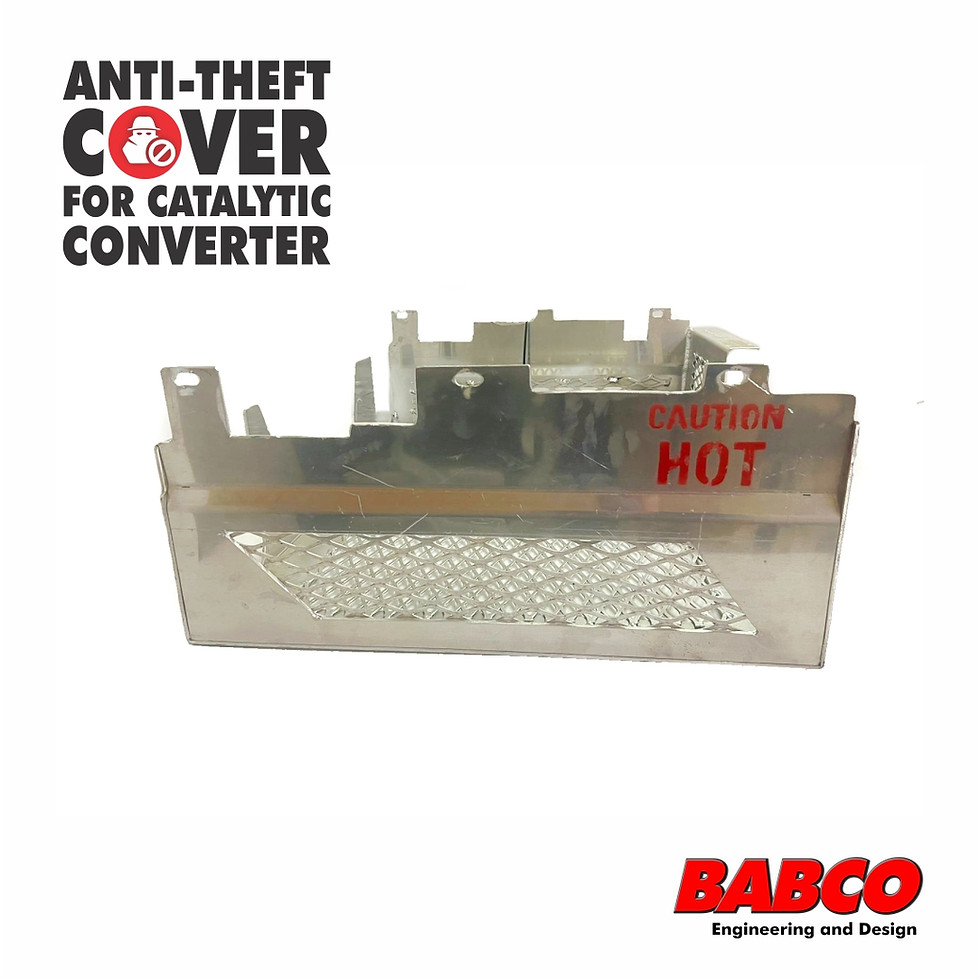 Thumbnail: BABCO anti-theft cover for truck catalytic converters