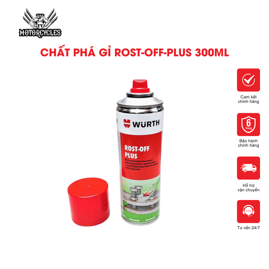 Würth - Dung Dịch Phá Gỉ ROST-OFF-PLUS 300ML