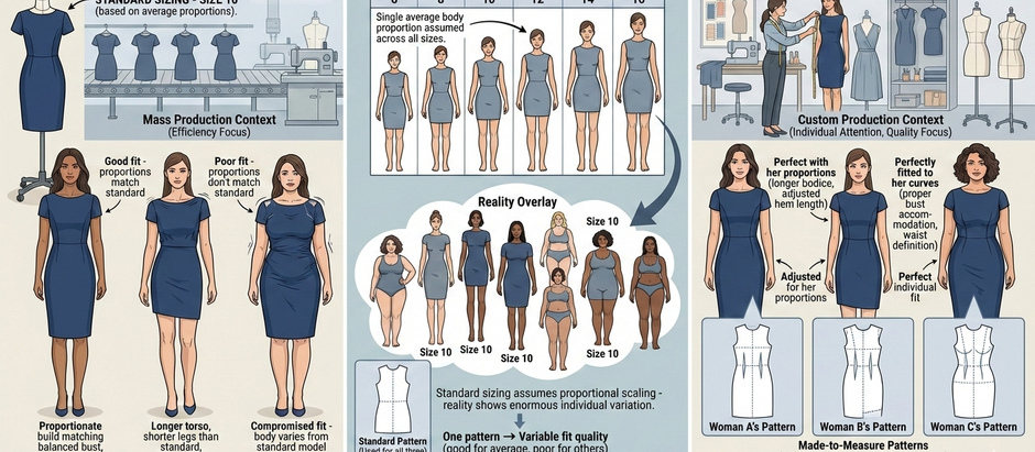 Made-to-Measure Patterns vs. Standard Sizing: The Complete Comparison