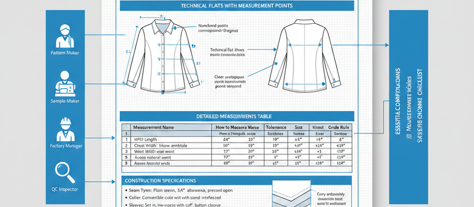 What is a Sewing Pattern Specification Sheet? (With Examples)