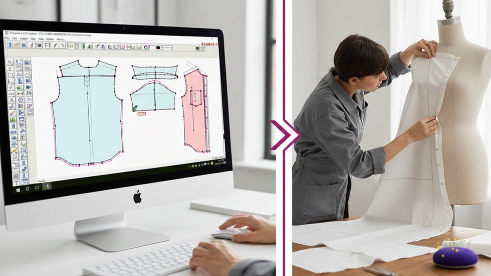 From Sketch to Production Pattern : The Complete Garment Development Process