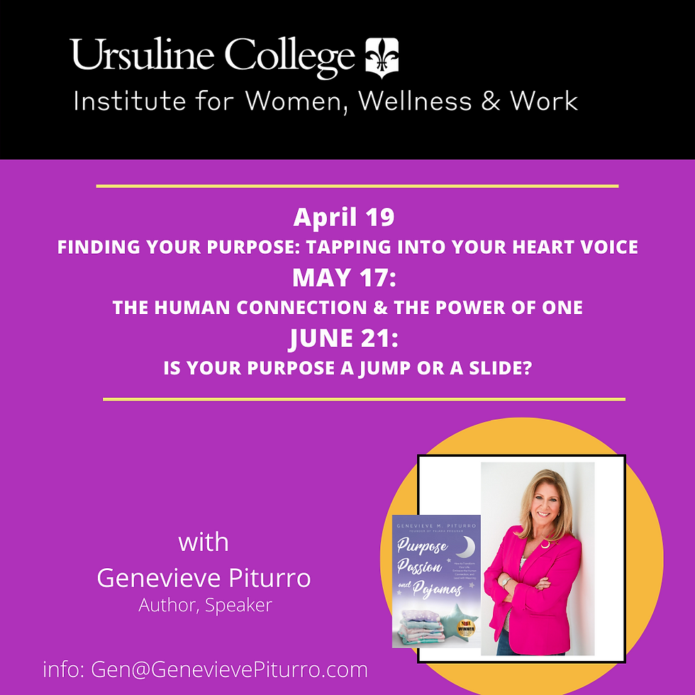 Ursuline College: The Human Connection & The Power of One