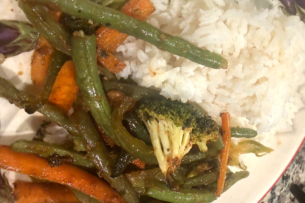 Stir-Fried Spicy Summer Vegetables - Recipe from Sipping Sense Stephanie Browne