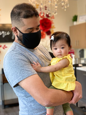Infant getting Ears Pierced - Clean Ear Piercing Studio for Infants and Children in Glendale, CA - Baby Ear Piercing