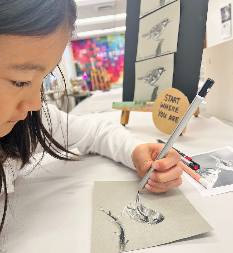 Elements of Art: Value - kids art classes in Lexington, MA Art Studio 760