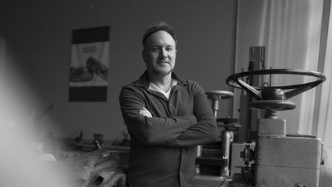 Andrew Bugher in Workshop - Fine Handcrafted Jewelry in Minneapolis - Custom Rings, Bracelets, Earrings, Necklaces