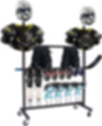 sports equipment drying rack