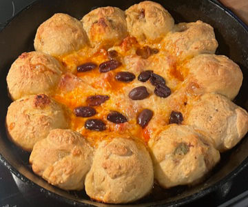 Cheesy Pizza Impossible Meatballs