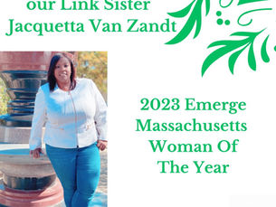 Link Sister Jacquetta Van Zandt named Emerge Massachusetts 2023 Woman of the Year