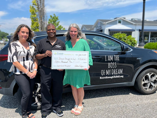 Union Savings Bank Foundation Awards $15,000 Grant to Brave Enough To Fail