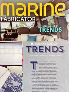 Featured in Marine Fabricator Magazine - Onboard Interiors & Hood Canvas, Custom boat / marine interiors and exteriors for private and commercial power and sailboats in Massachusetts
