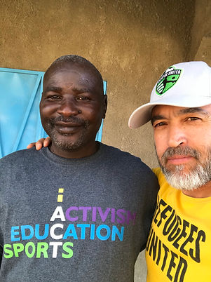 iACT Founder Gabriel Stauring with - Alfateh “Oumda” Younous Haroun, Program Coordinator, Chad