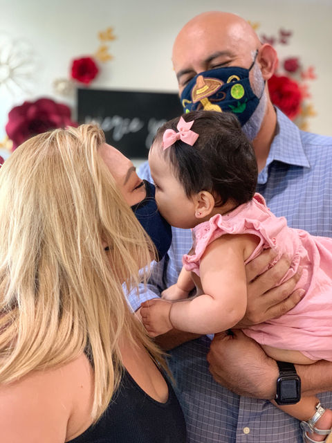 Infant getting Ears Pierced - Clean Ear Piercing Studio for Infants and Children in Glendale, CA - Baby Ear Piercing
