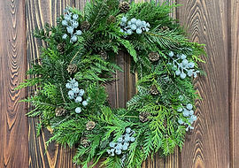 Faux Wreath - Frederick Flower Farm - Wedding Florist and U-Pick Flower Farm in Frederick, MD