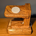 Oak Pixel watch charging stand.