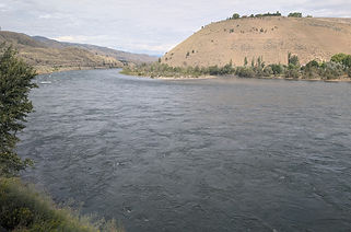 The Thompson River, named by Simon Fraser after fellow explorer David Thompson.
