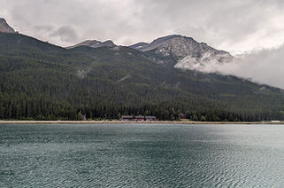 Wapta Lake in Yoho National Park, source of the Kicking Horse River