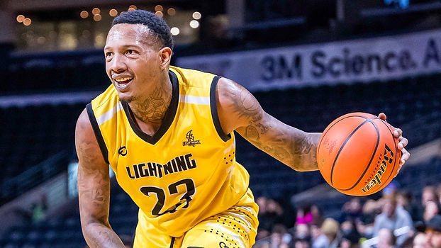 Billy White of the London Lightning Basketball Team