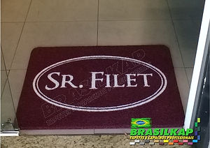Capacho Vinil Personalizado Sr. Filet