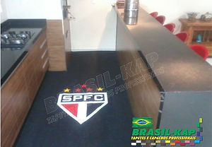 Capacho Vinil Personalizado Churrasqueira São Paulo FC